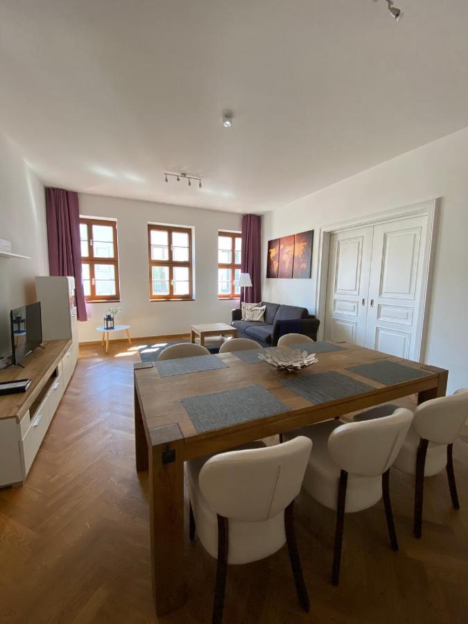 grosszügiges Apartment mit Blick zur Frauenkirche Dresde Exterior foto